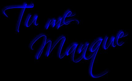 tu ma manque vrement